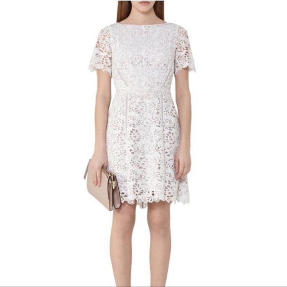 Reiss | Dresses | Reiss White Lace Dress | Poshmark
